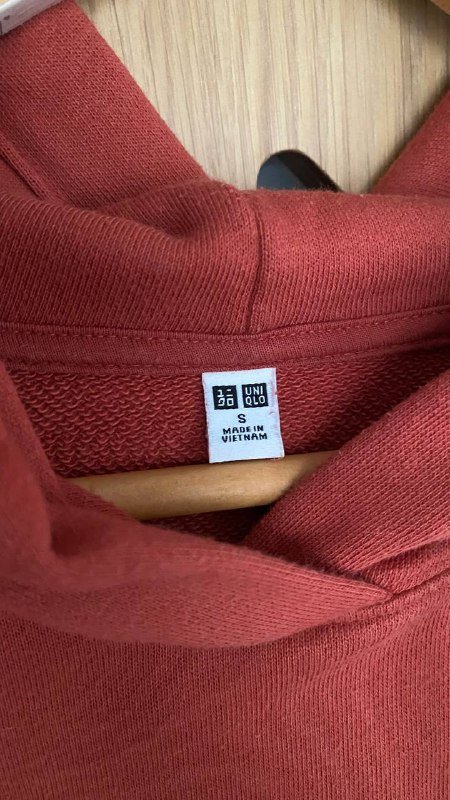 Платье-худи Uniqlo красное женское 3