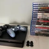 PS4 Slim, геймпады, игры 3