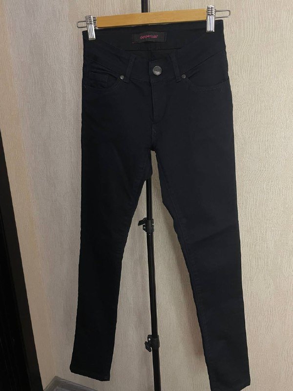 Укороченные джинсы, подростковые джинсы, черные и темно-серые джинсы 5