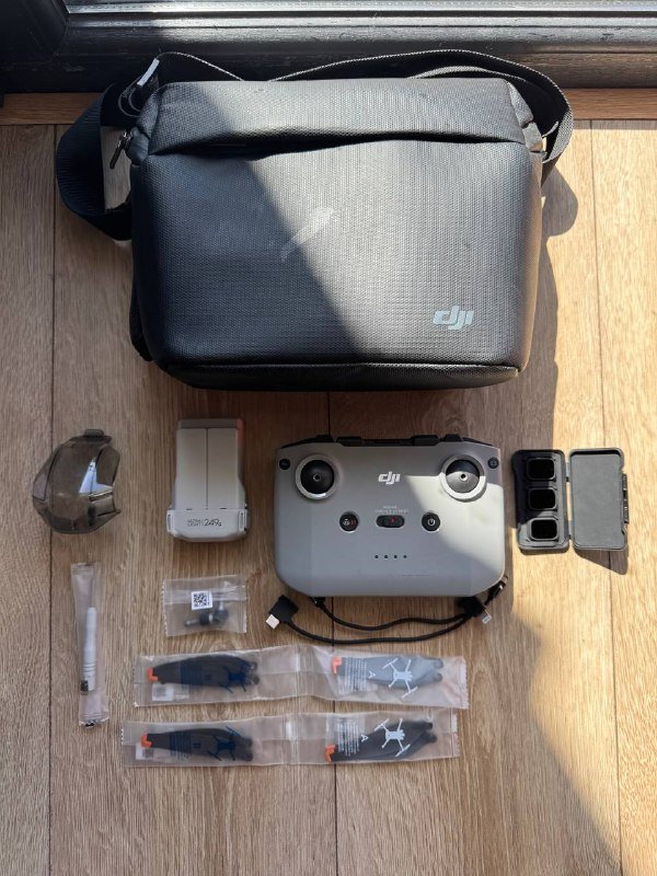 Сумка DJI, ND фильтры, Пульт DJI RC1, Батарея 3/4 pro, Защита камеры, Лопасти, Стики