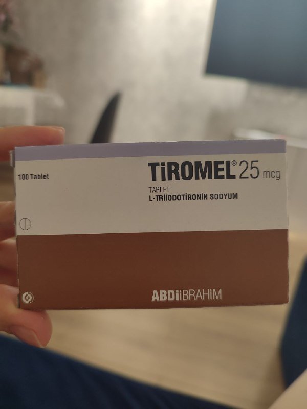 Тиромель таблетки 25 мкг, 100 штук