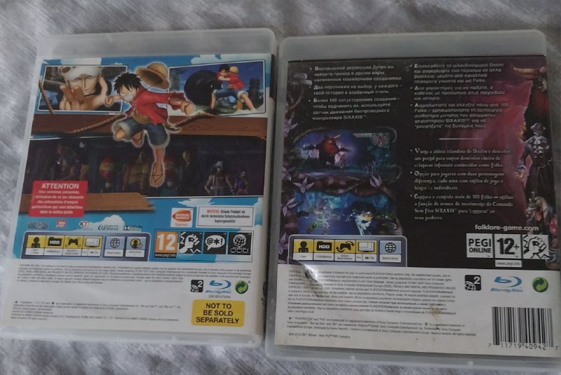 Игры Folklore, One Piece Pirate Warriors 2 для PS3