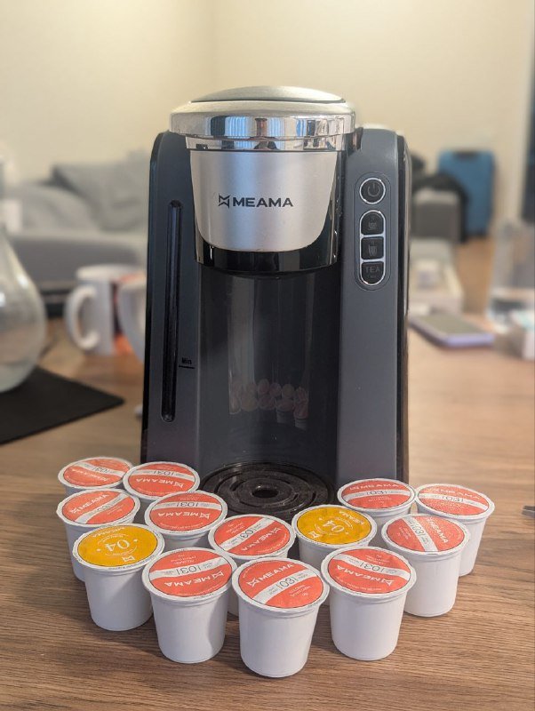 Кофемашина meama, капсулы