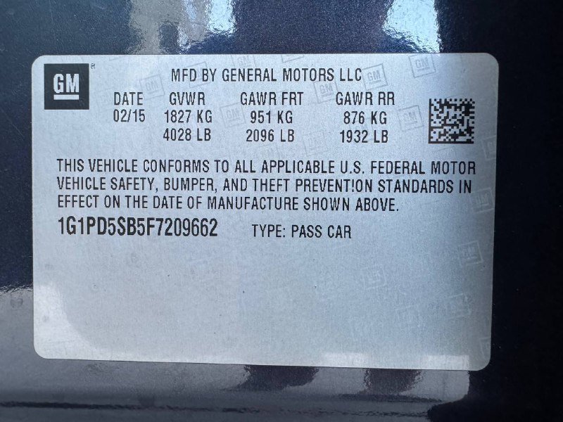 Chevrolet Cruze 2015 бензин механика 9