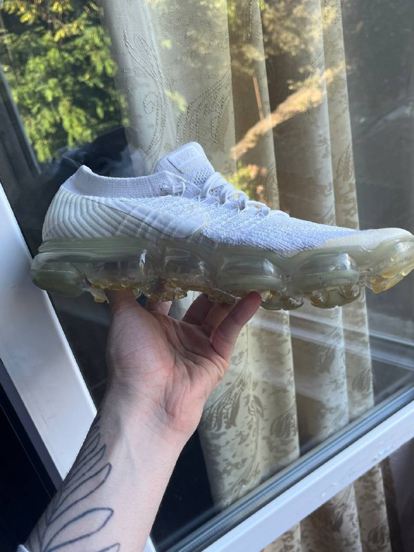 Nike Air VaporMax Triple White, Size 44.5 3
