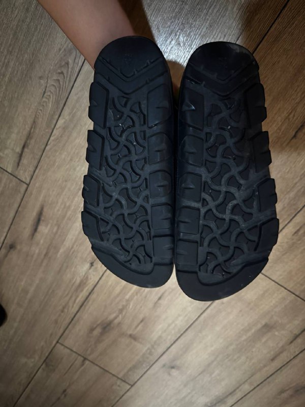 Сандалии Birkenstock черно-зеленые, размер 36 2