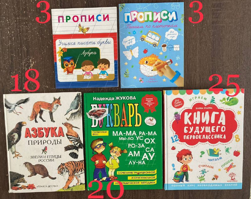 Пособия и книги для подготовки к школе и развития детей 5-8 лет 3