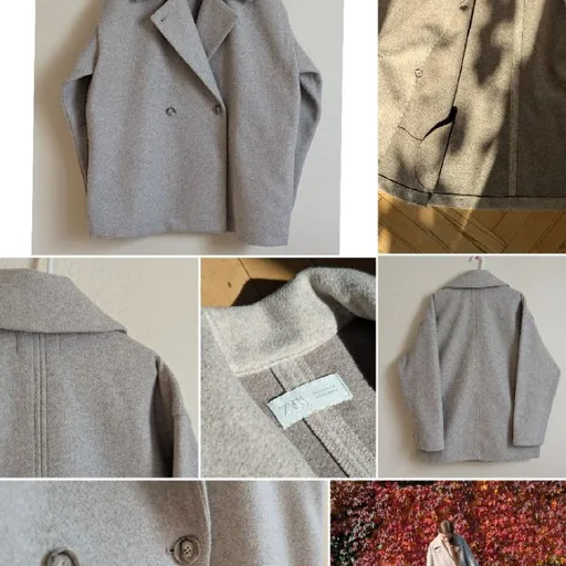 Пальто Zara, сумка Nicolo, топы, джинсы