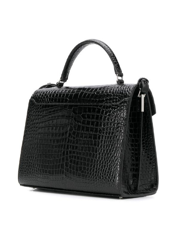 Сумка Saint Laurent Cassandra Medium чёрная кожа 2