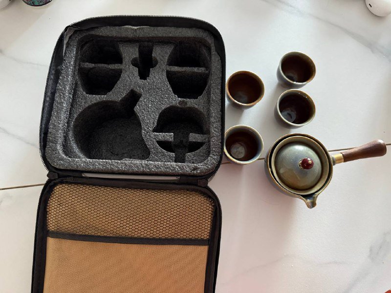 Набор для чайной церемонии чайничек неваляшка 4 пиалы кейс 3