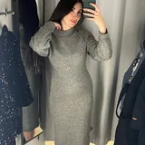 Теплое платье H&M, размер М 4