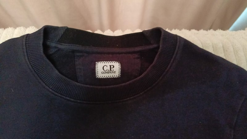 Свитшот C. P. COMPANY Diagonal Raised Fleece Crewneck Lens М 3