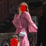 Розовое платье Michael Kors 2