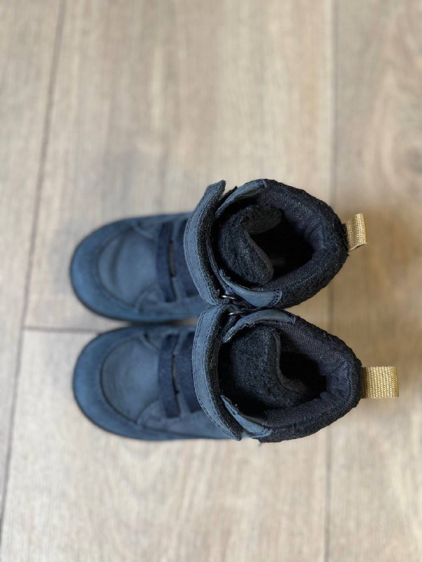 Зимние ботинки geox тёмно-синий детские 22 размер 5