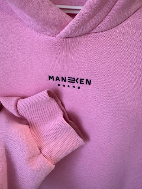 Толстовка худи MANEKEN розовая