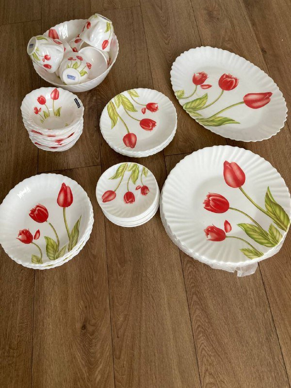 Два больших набора посуды керамика 2