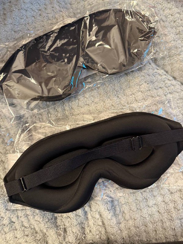 3D маска для сна тонкая, плотная 4