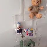 Прозрачный пластиковый стеллаж 2