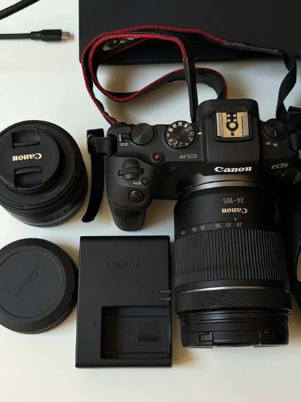 Canon EOS RP, Canon RF 24-105mm, Canon RF 50mm 1