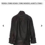 Кожаная куртка Pinko 6