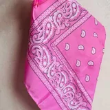 Бандана и очки розовые 5