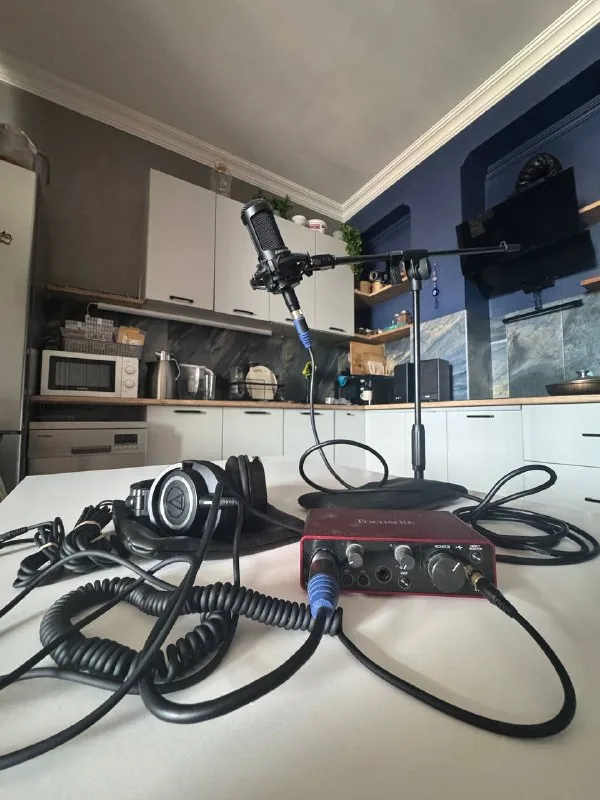 Домашняя студия звукозаписи Audio-Technica Focusrite 1