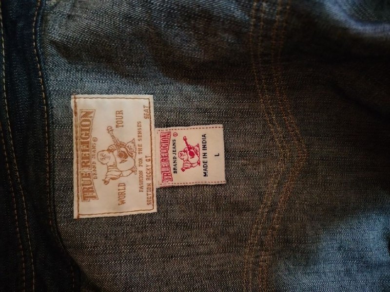 True Religion джинсовая куртка размер L 2