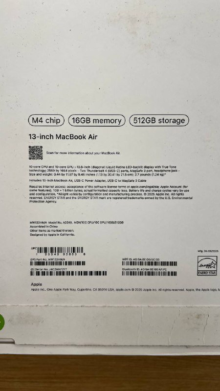 MacBook Air M4 512GB