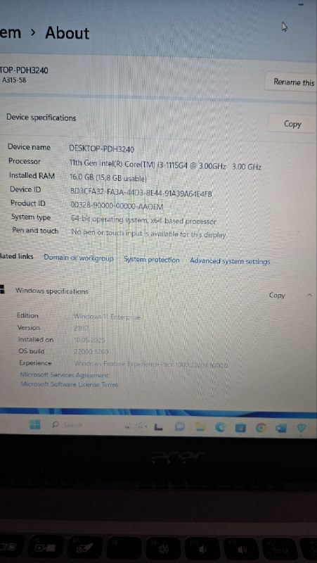 Acer Aspire 3 ноутбук 3
