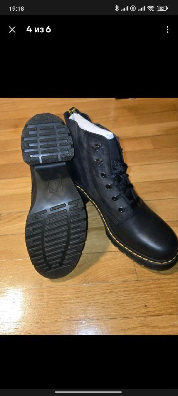 Женские сапоги Dr. Martens из натуральной кожи 4