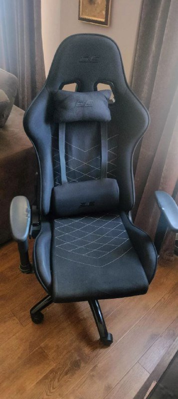 Компьютерное кресло тканевое с газлифтом и регулировкой