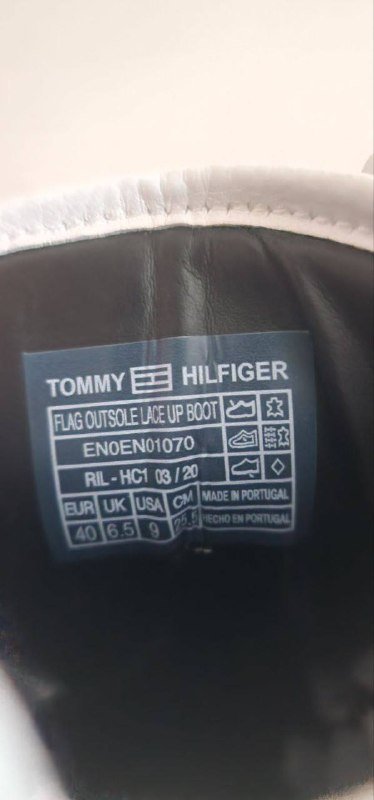 ботинки Tommy Hilfiger Jeans мужские белые 2