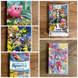 Nintendo Switch, 12 игр, сумка, кабели, джойстики 3