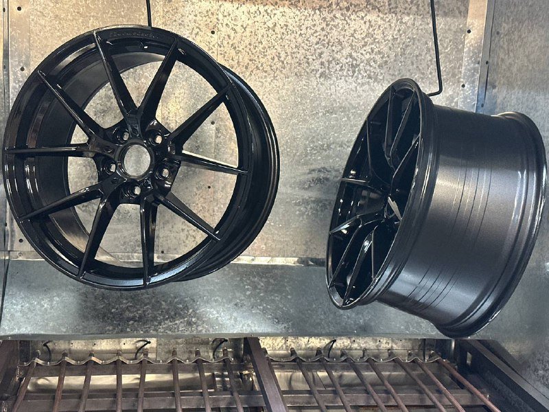 Покраска дисков порошковой краской 2