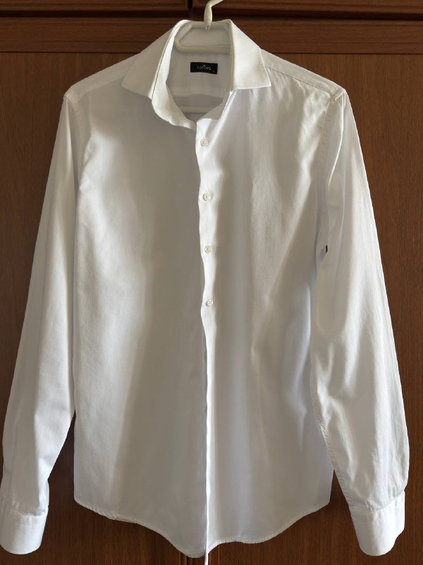 Рубашка классическая белая мужская