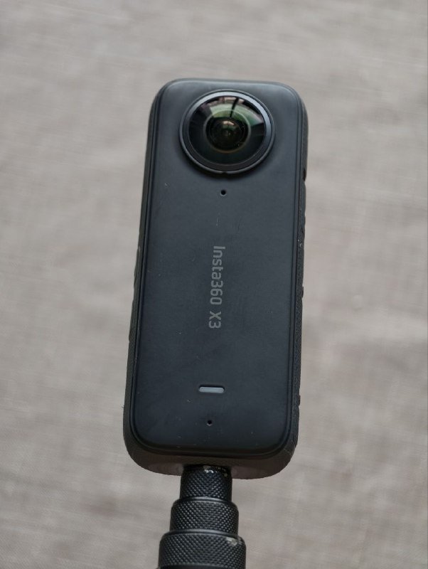 Insta360 X3, Carbon stick 3m, 2 batteries and charger, waterproof case 2