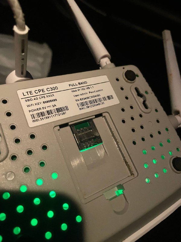 Роутер WI-FI, SIM карта 4G 2