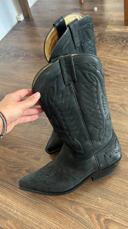 Ковбойские сапоги Sancho мужские р.45 черные 3