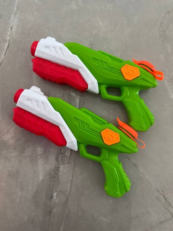 Пазлы, водный пистолет 2