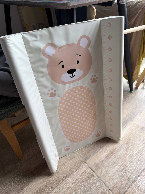 Детский складной матрас с рисунком медведя