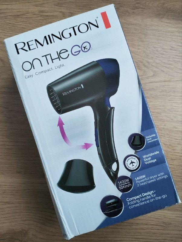 Компактный дорожный фен Remington D2400