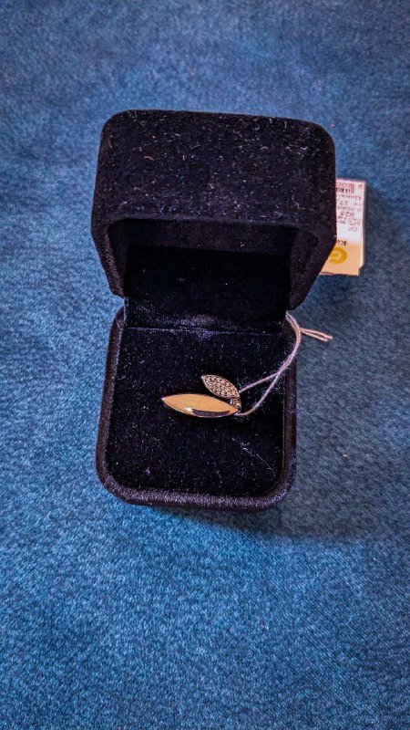 Кольцо из серебра с фианитами 17 размер 3