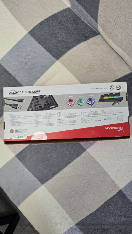 Механическая клавиатура HyperX Alloy Origins Core 3