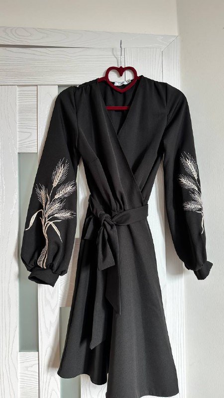 Платье в украинском стиле на запах 3