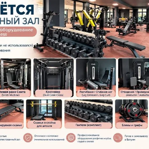 Профессиональное оборудование для тренажерного зала