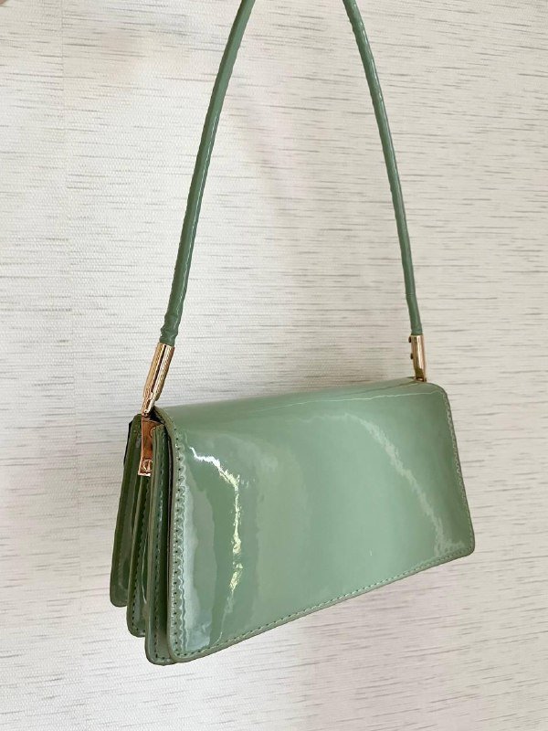 Сумка небольшая зелёная 4