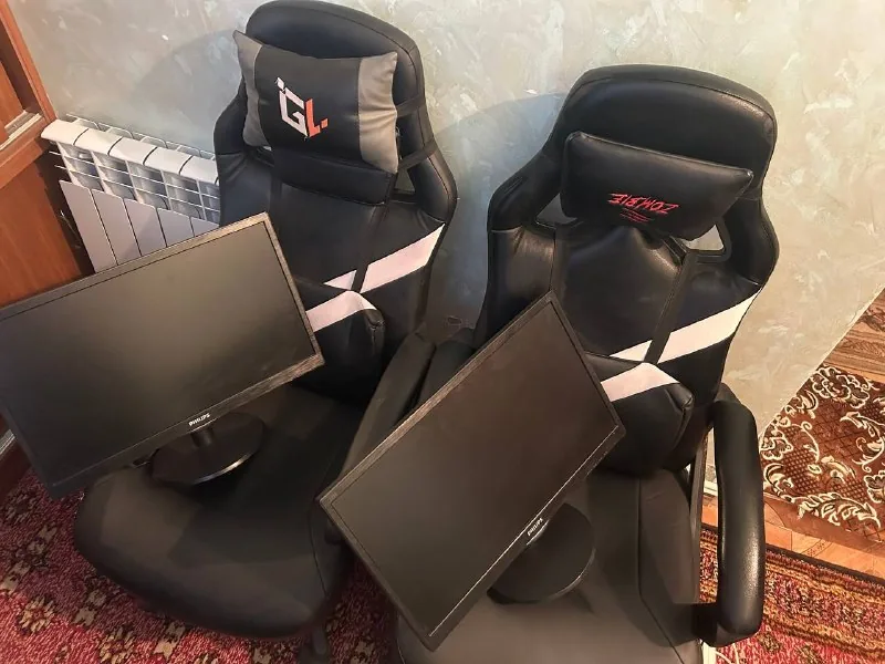 Мониторы, игровые кресла