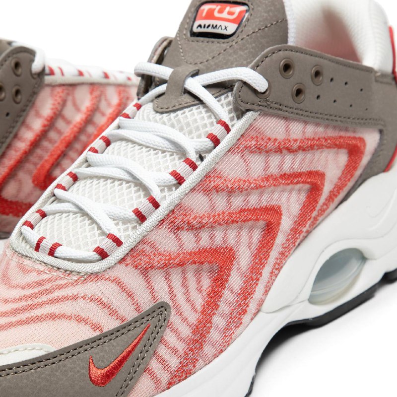 Nike Air Max TW Shoes Red Clay Light Bone Olive Gray US 10 3