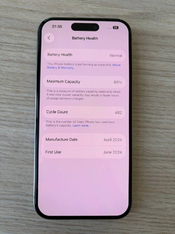 iPhone 15 pro 256gb Natural Titanium 3