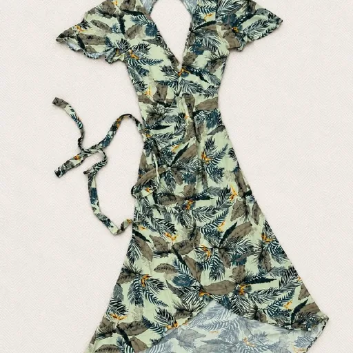 Only Lovers tropical print maxi dress